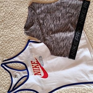 Nike tops bundle of 2 tops shown) both size small multi
